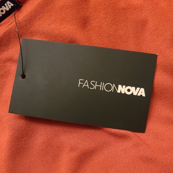 NWT Fashion Nova size XL Rust dress - Picture 5 of 7